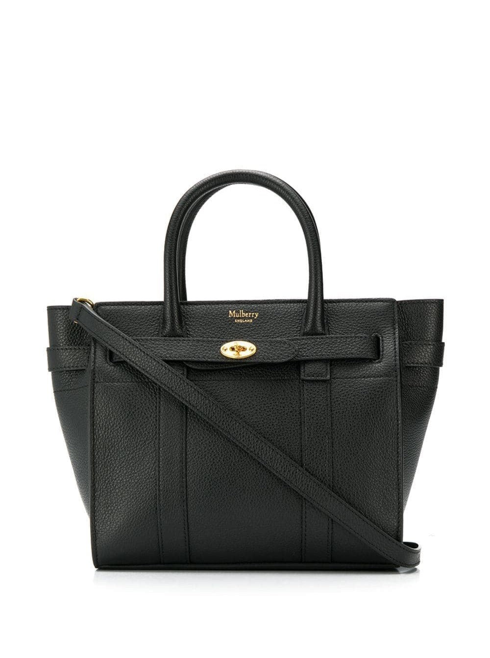 Mulberry Women Batswater Small Black Leather Handbag  Mulberry Woman MULBERRY