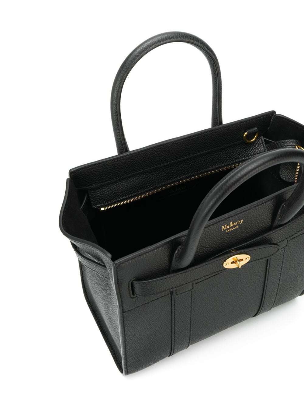 Mulberry Women Batswater Small Black Leather Handbag  Mulberry Woman MULBERRY