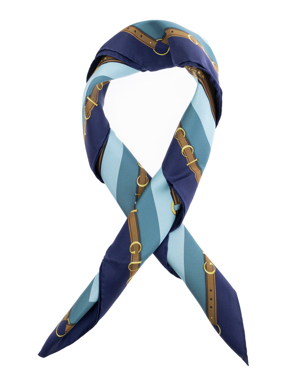 Gucci Women Multicolor Square Scarf With All-Over Print In Silk Woman GUCCI