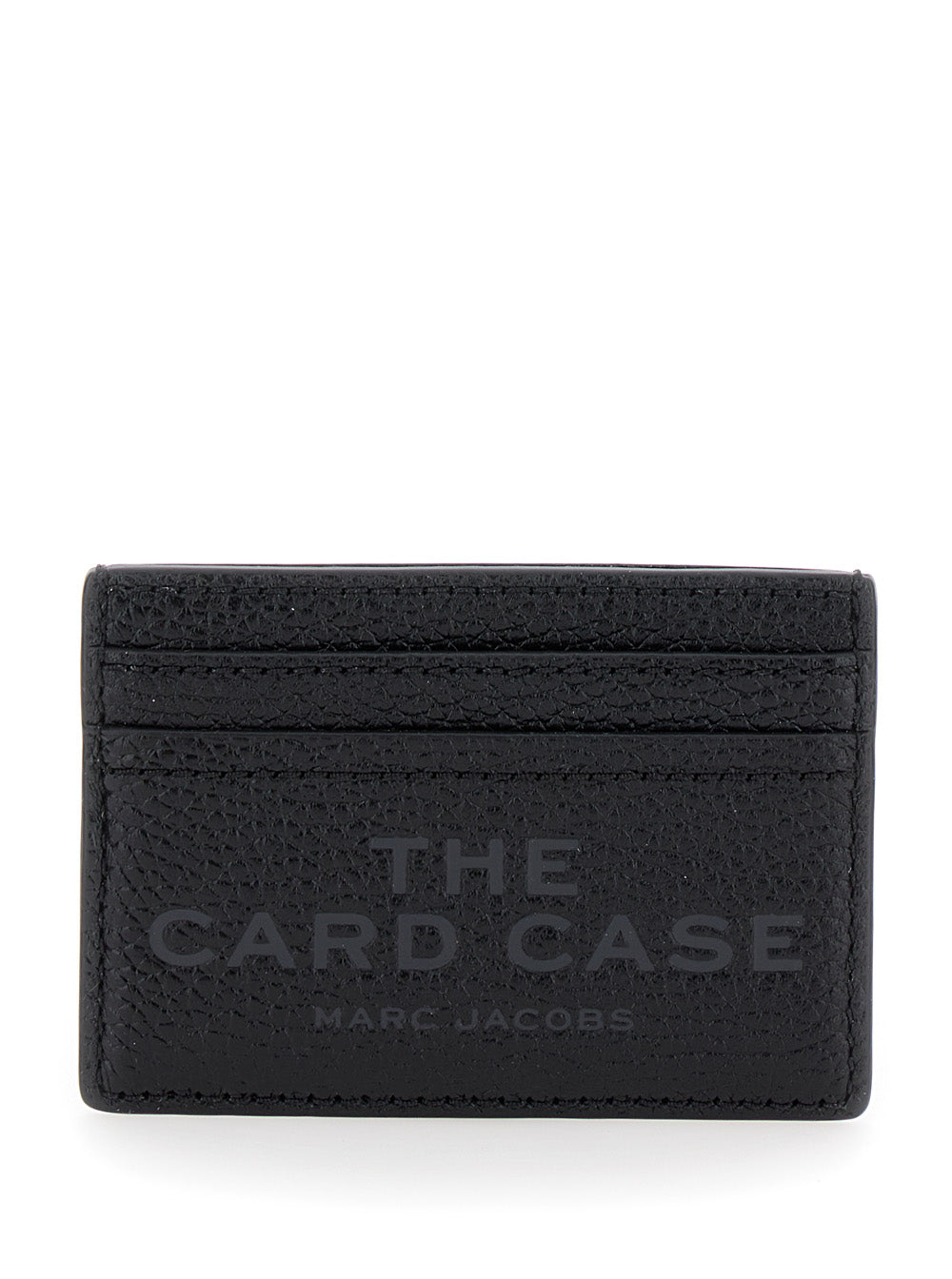 Marc Jacobs Women Black Card Holder With Card Slot And Logo On The Front In Leather Women MARC JACOBS