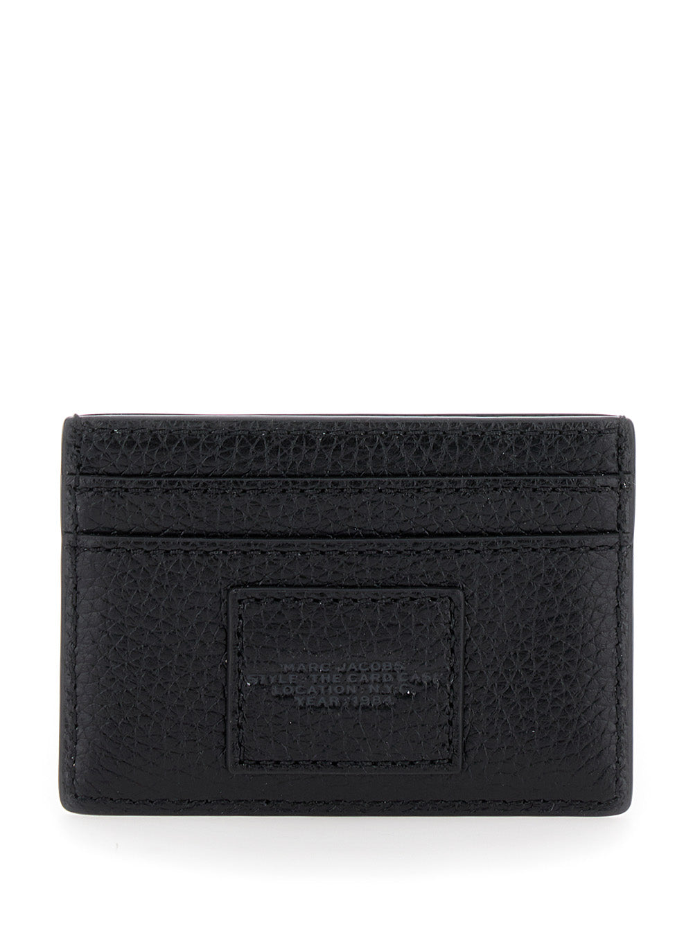 Marc Jacobs Women Black Card Holder With Card Slot And Logo On The Front In Leather Women MARC JACOBS