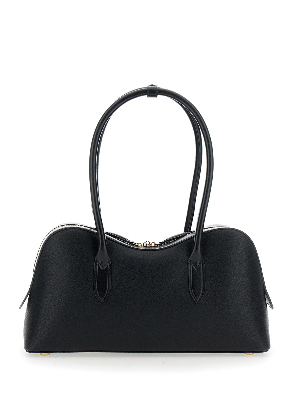 Stella Mccartney Women 'Ryder' Black Handbag With Two Top Handles And Front Padlock Detail With Logo In Ecoleather Woman STELLA MCCARTNEY