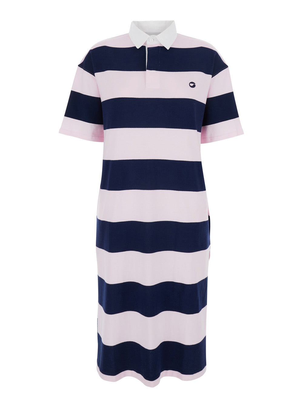 Coperni Women Multicolor Dress With All-Over Stripe Pattern And Embroidered Logo On The Front In Cotton Woman COPERNI