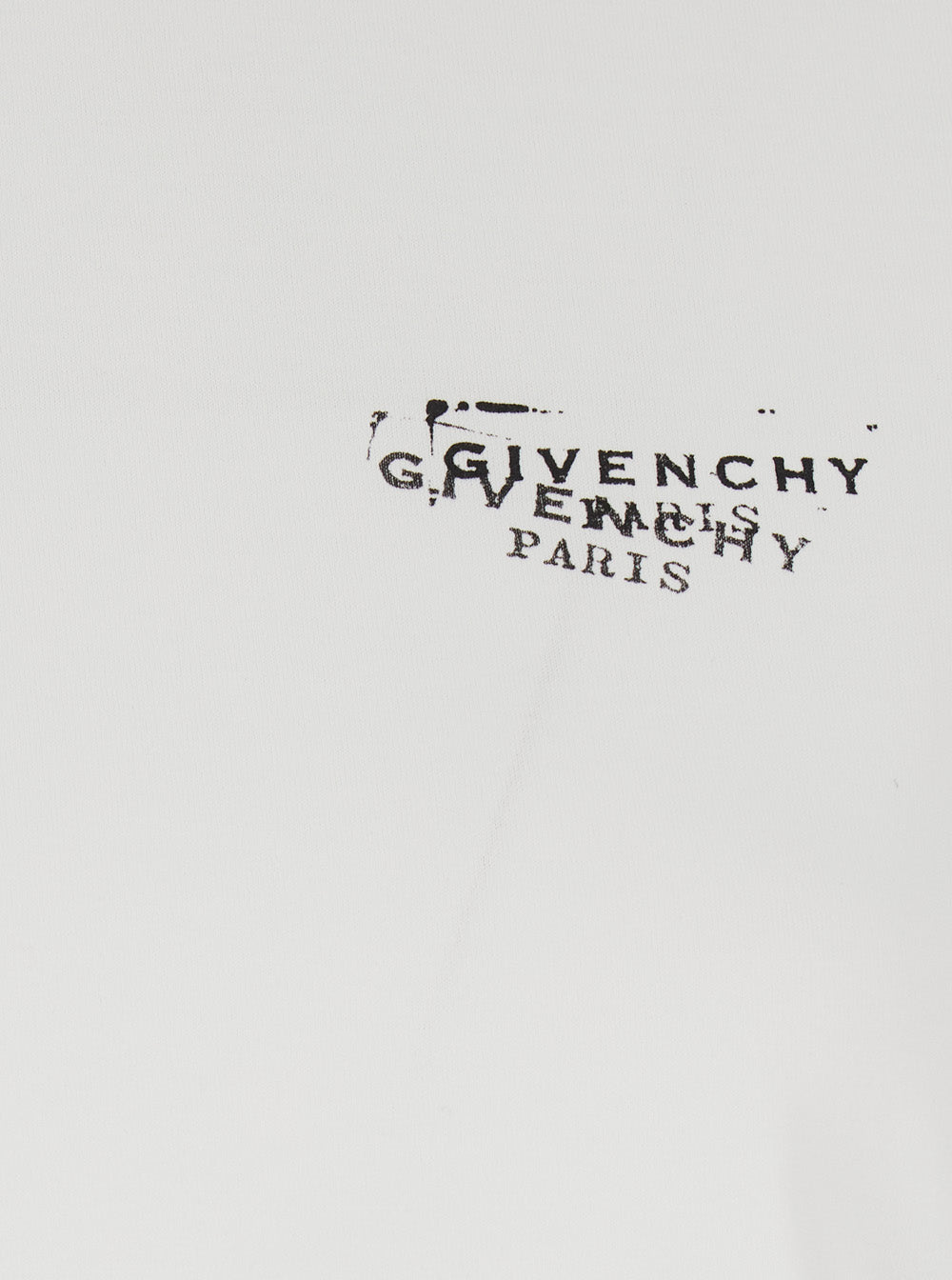 Givenchy Women White T-Shirt With Logo On Front And Back For Women GIVENCHY