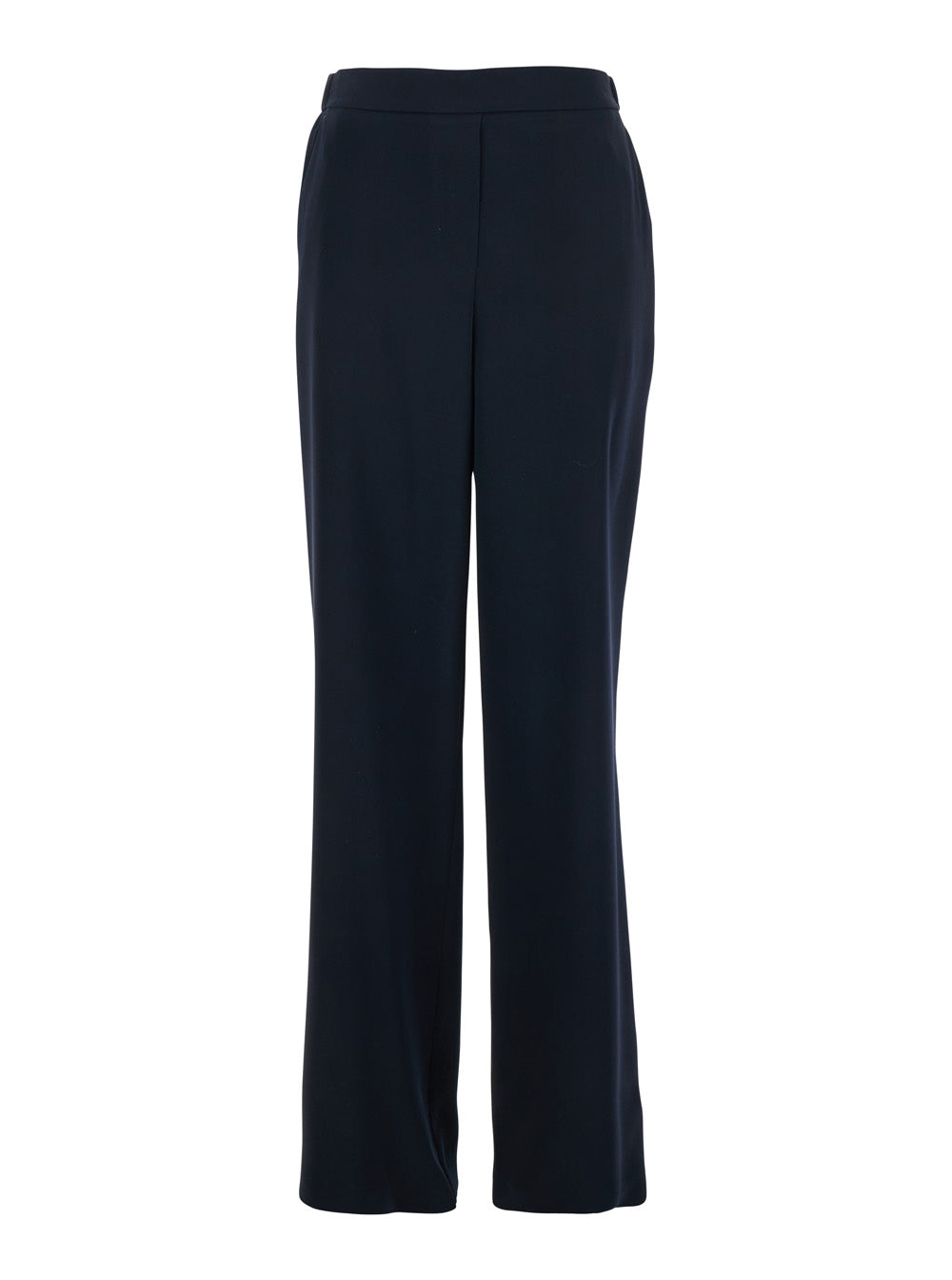Leplain Women Blue Pants With Elasticated Waist At The Back And Wide Leg In Tech Fabric Woman LEPLAIN