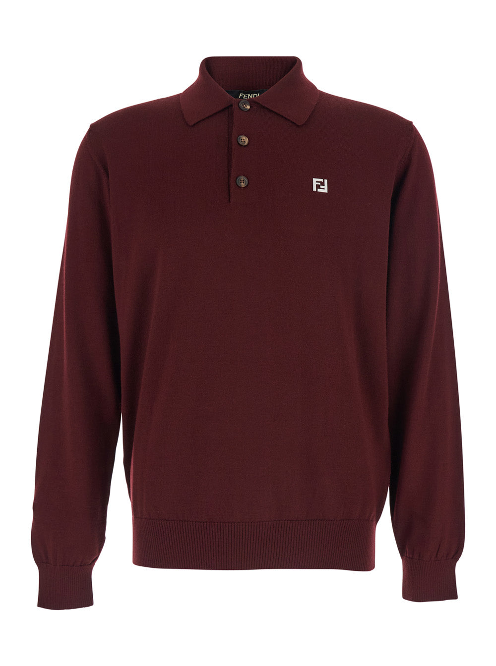 Fendi Men Logo Metal Collo Polo FENDI