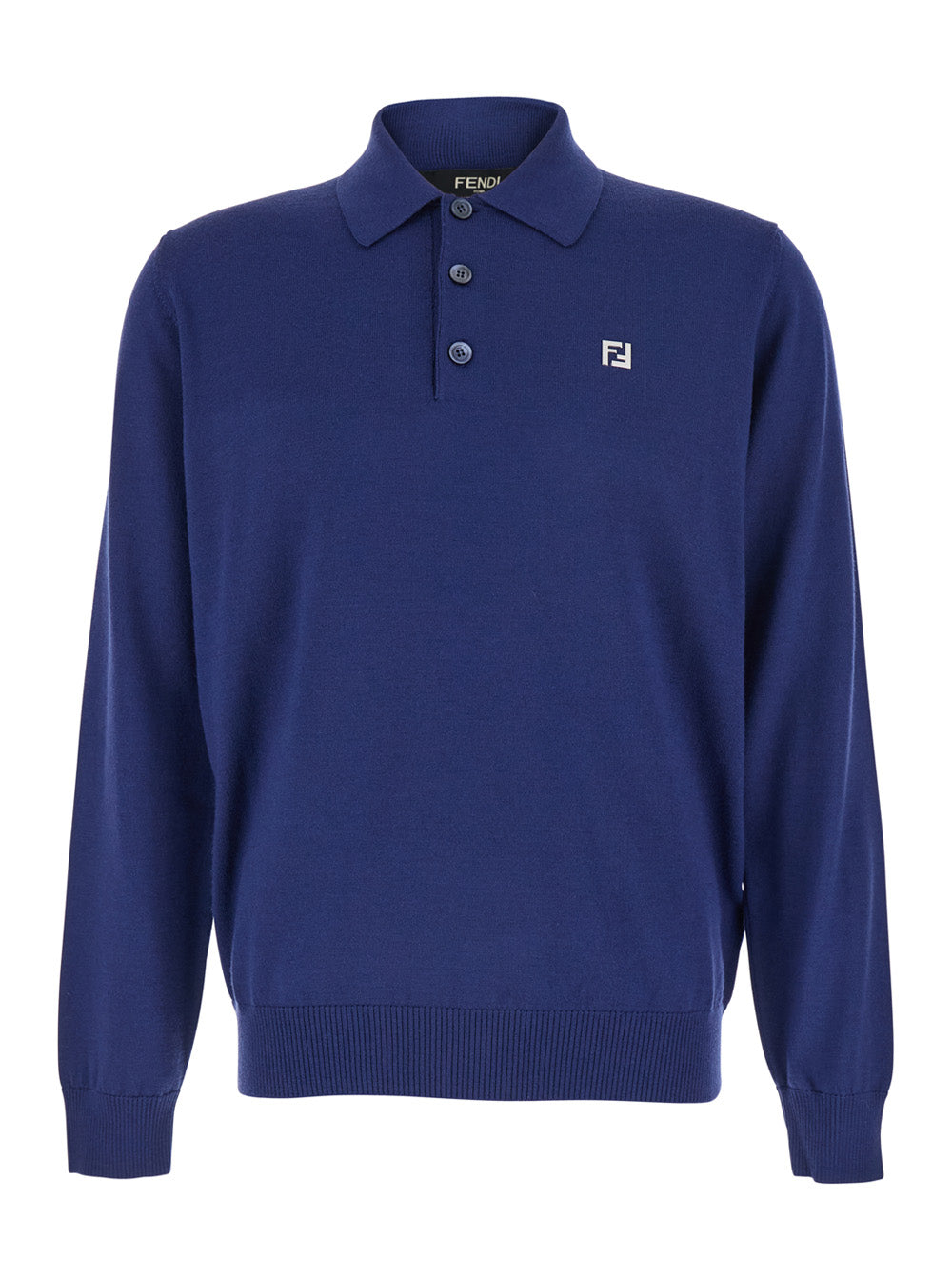 Fendi Men Logo Metal Collo Polo FENDI