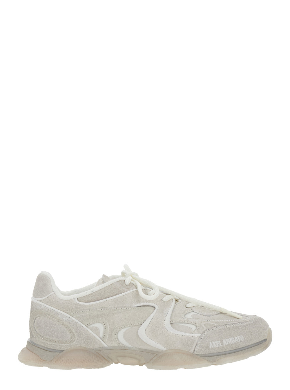Axel Arigato Men 'Eris' Grey Sneaker With Side Logo Lettering And Panel Design In Suede Man AXEL ARIGATO