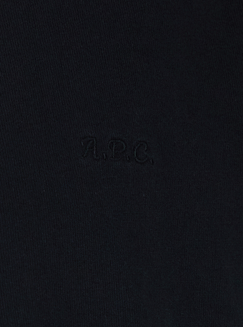 A.P.C. Men Black Crewneck T-Shirt With Contrasting Details In Cotton Man A.P.C.