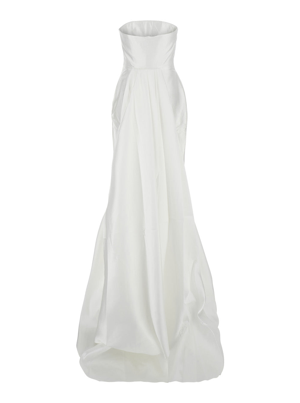 Solace London Women Long Dress 'Imani' With Off Shoulders And Double Layer In White For Women SOLACE LONDON