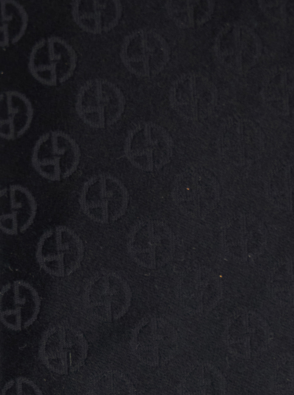 Giorgio Armani Men Blacktie With All-Over Tonal Logo In Silk Man GIORGIO ARMANI