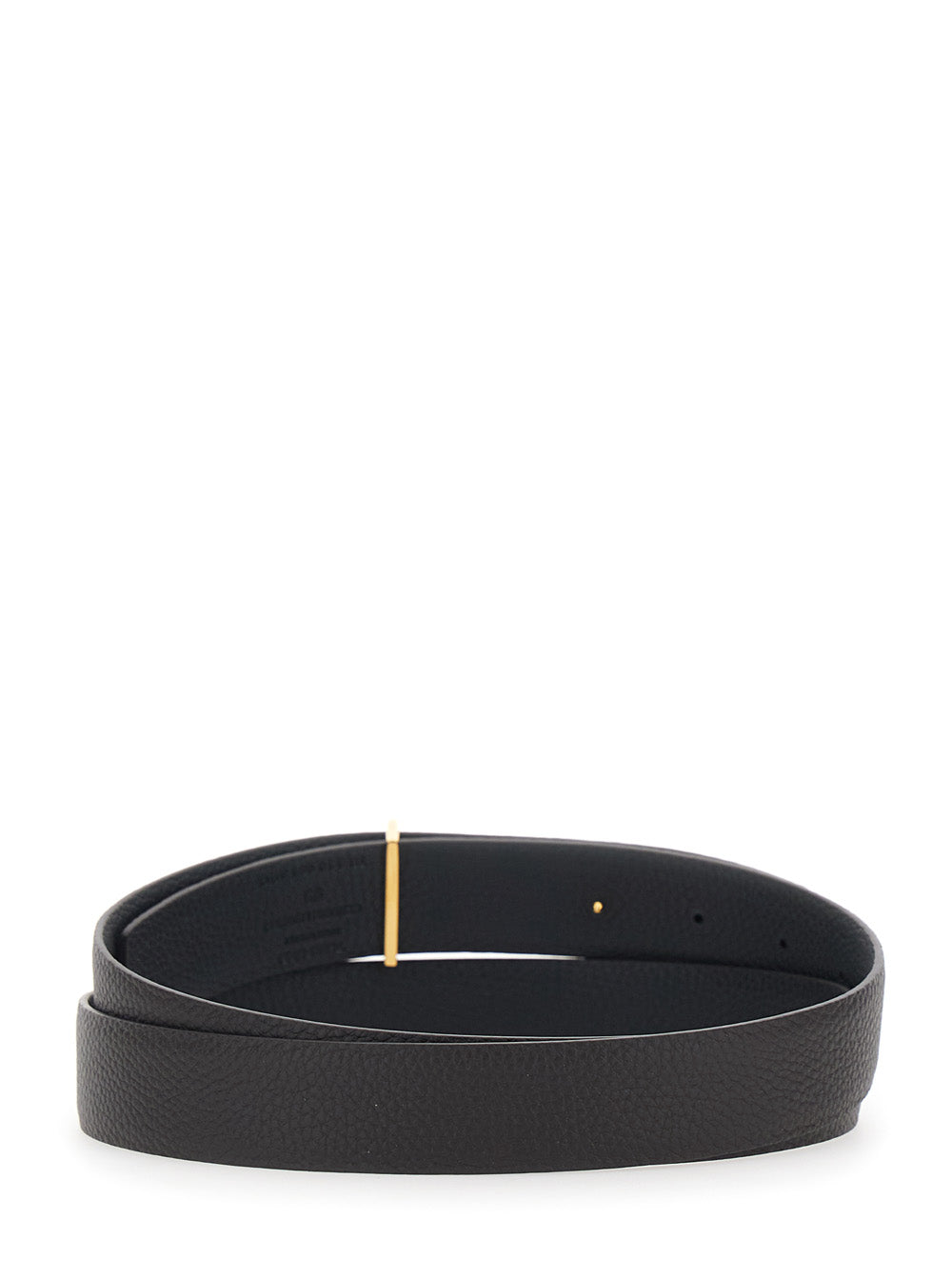 Tom Ford Men Brown Belt With T Buckle Closure In Leather Man TOM FORD