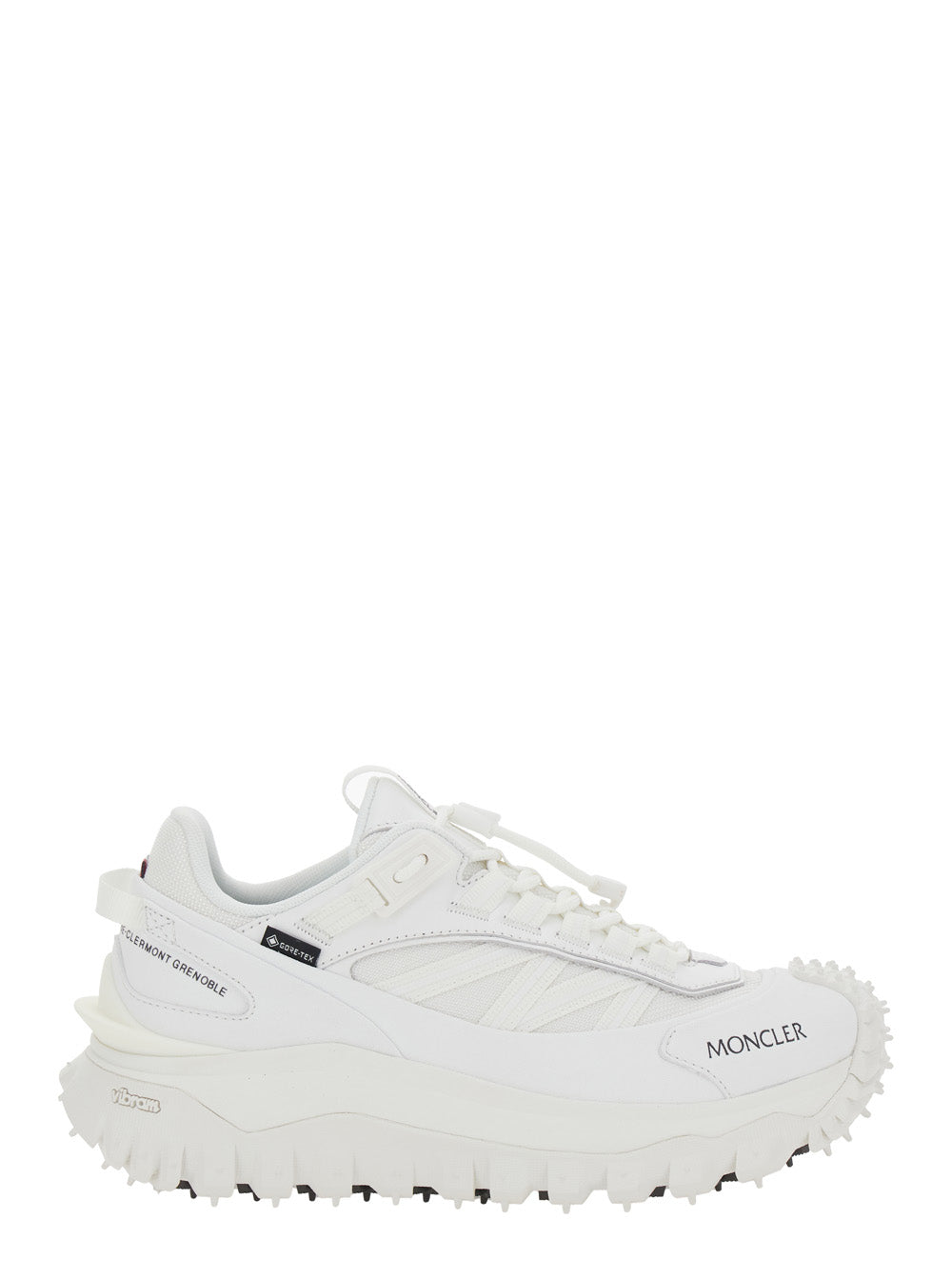 Moncler Women Low Sneakers 'Trailgrip Gtx' With Fabric Logo Detail White Women MONCLER