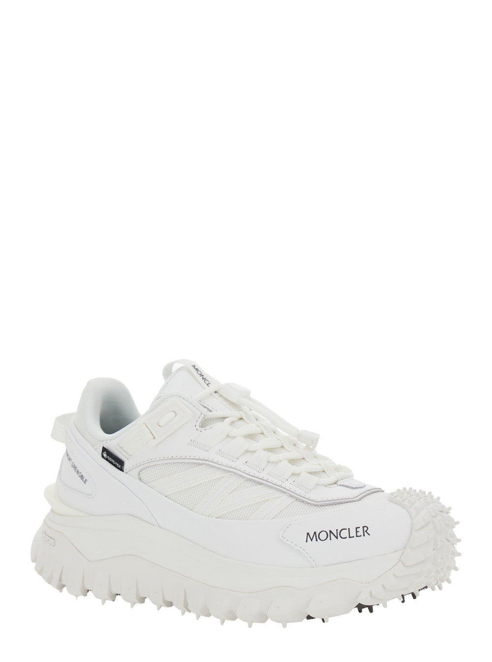 Moncler Women Low Sneakers 'Trailgrip Gtx' With Fabric Logo Detail White Women MONCLER