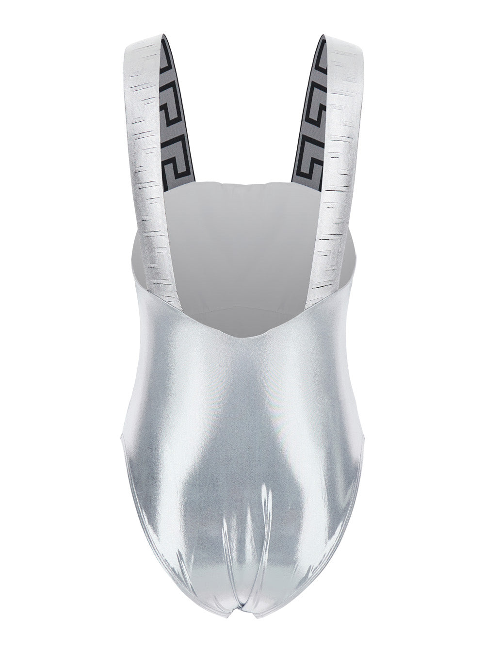 Versace Women One-Piece Swimsuit With Greca Detail On The Straps In Stretch Tech Fabric For Women VERSACE