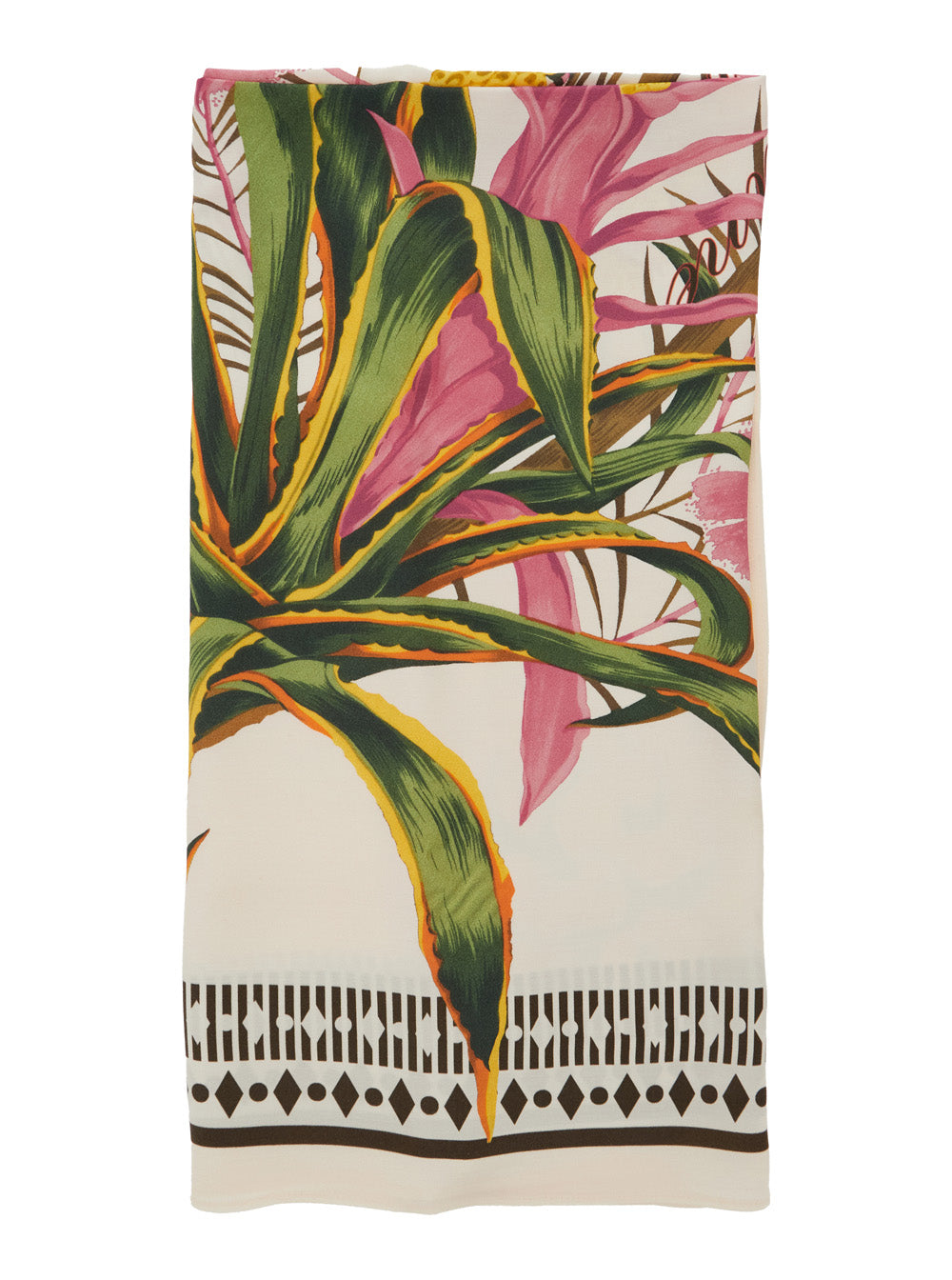 Blumarine Women Multicolor Scarf With All-Over Floral Print In Viscose For Women BLUMARINE
