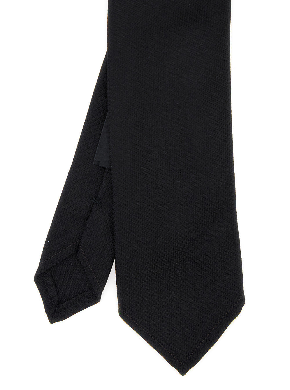 Dsquared2 Men Tie With Back Knot Closure In Black Silk For Men DSQUARED2