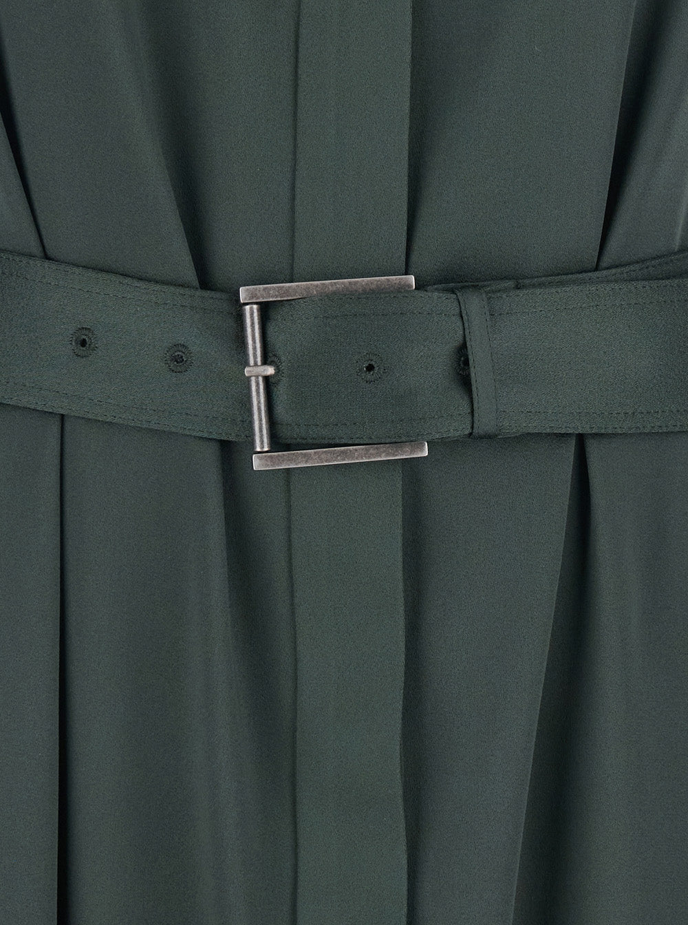 Tom Ford Women Green Long Dress With Halterneck And Front Belt In Viscose Blend For Women TOM FORD
