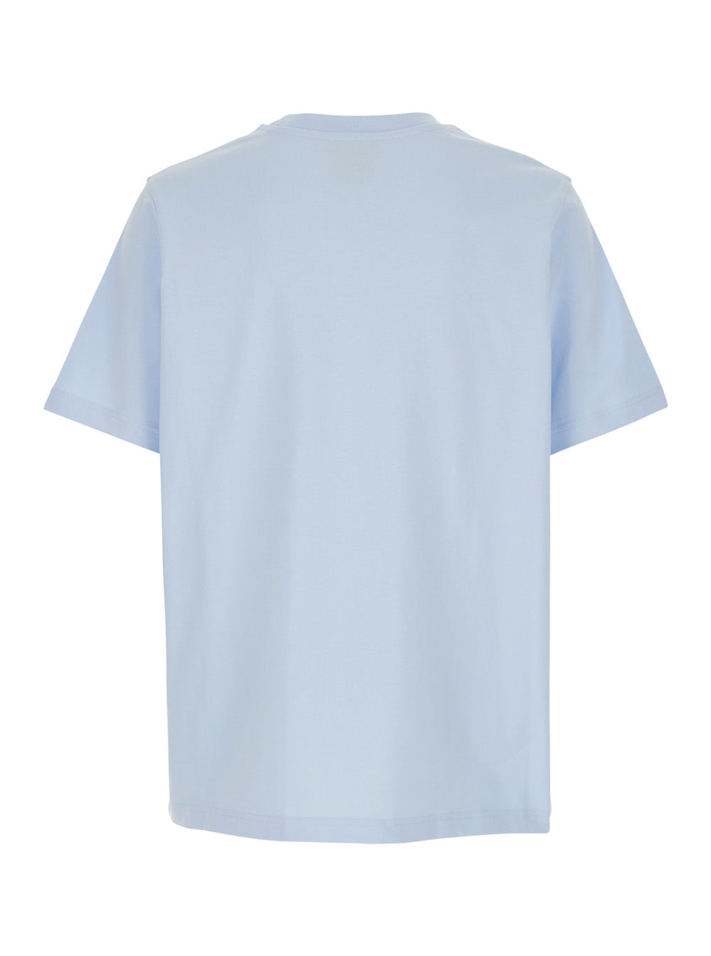 Casablanca Men Light-Blue T-Shirt With Front Logo In Cotton For Men CASABLANCA