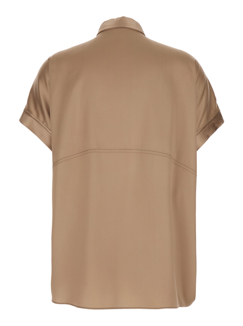 Brunello Cucinelli Women Silk Satin Shirt BRUNELLO CUCINELLI