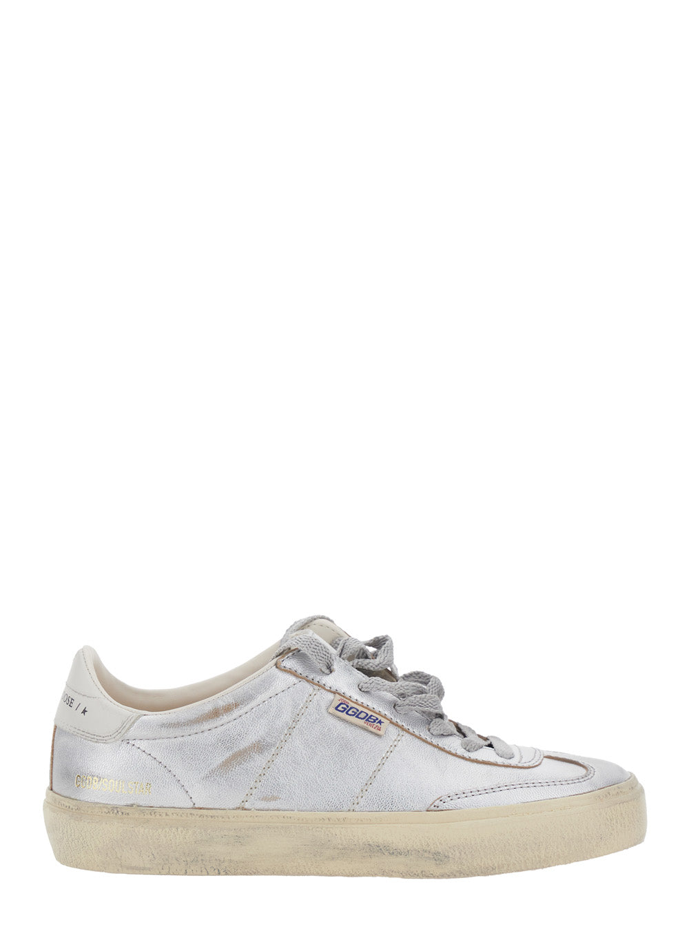 Golden Goose Women 'Soul-Star' Metallic Sneakers With Logo Lettering On The Back And On The Tongue In Laminated Leather Women GOLDEN GOOSE
