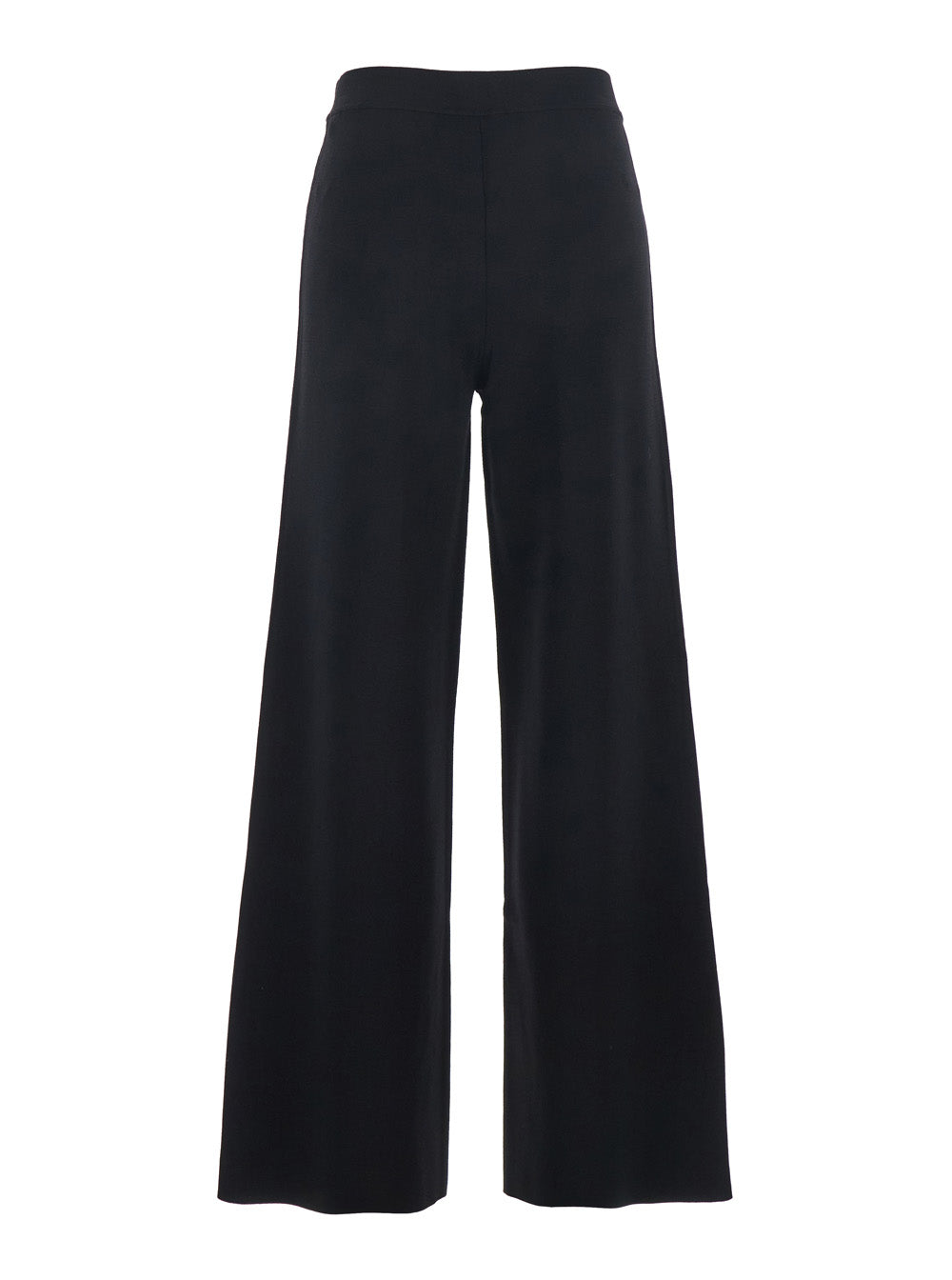 P.A.R.O.S.H. Women Black Pants With Wide Leg And Pull-On Design In Viscose Blend For Women P.A.R.O.S.H.