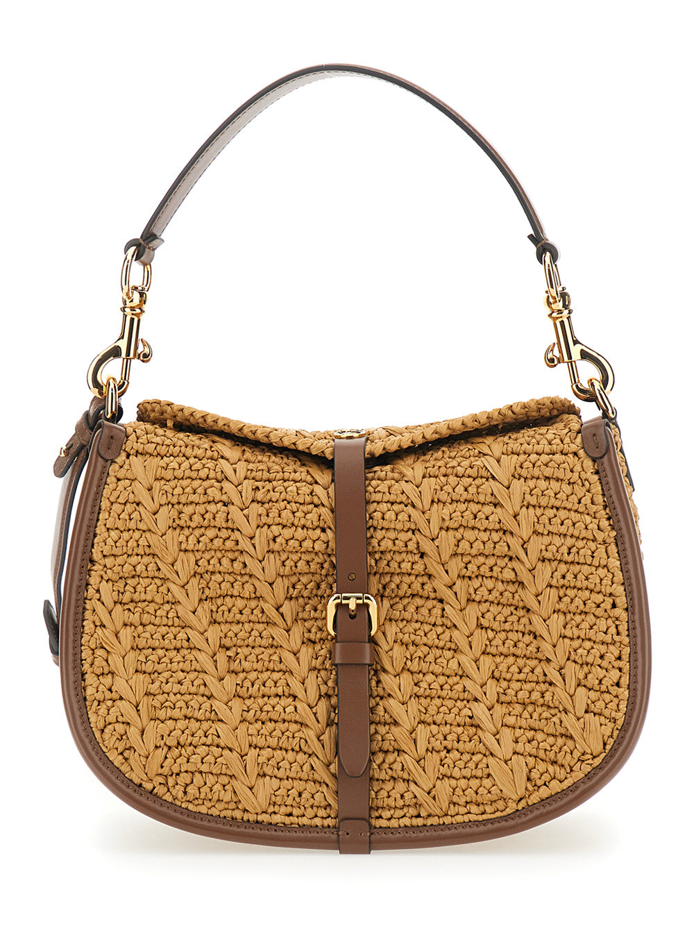 Etro Women 'Pony Medium' Beige Shoulder Bag With Adjustable And Removable Strap In Viscose Woman