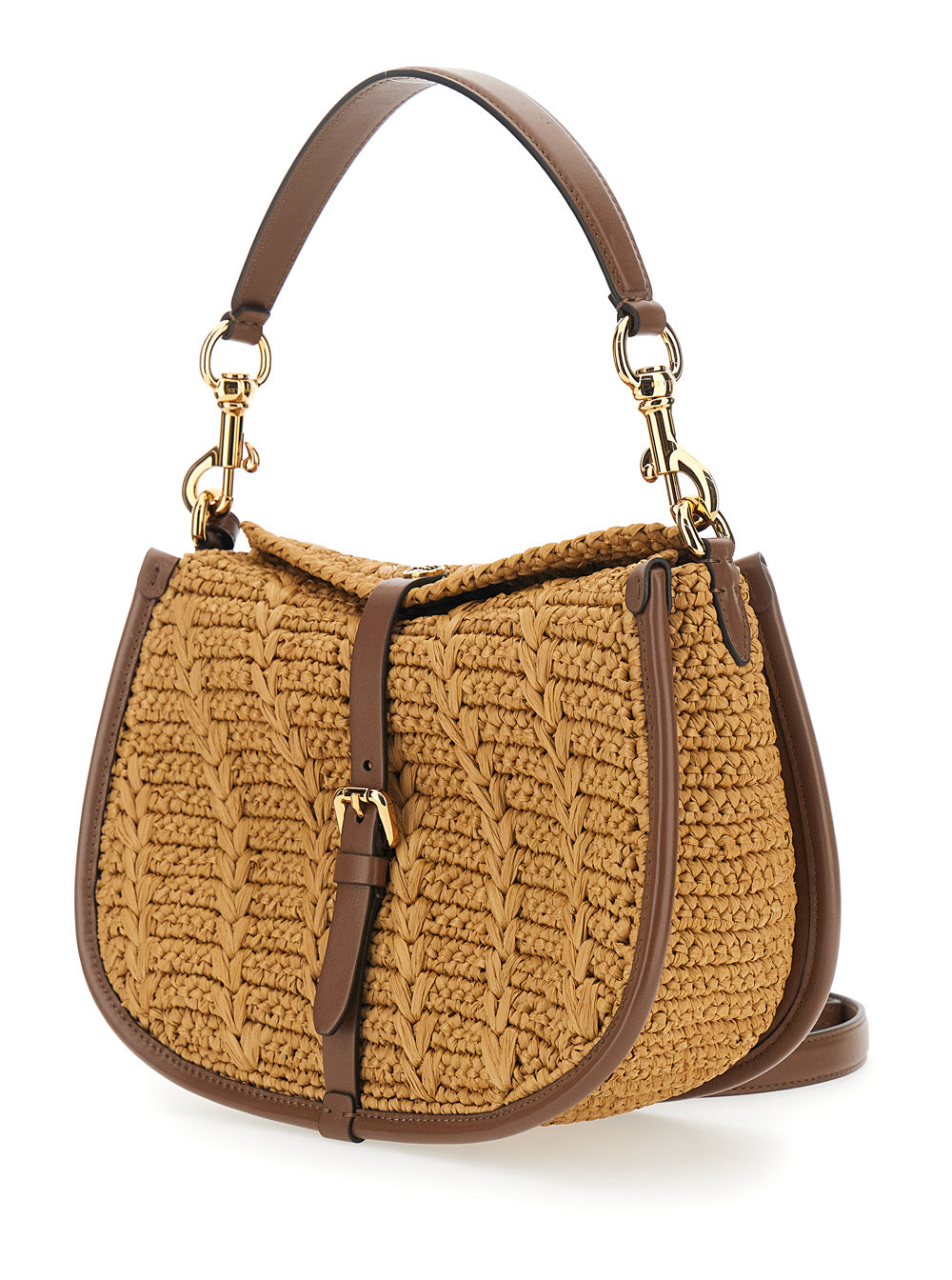 Etro Women 'Pony Medium' Beige Shoulder Bag With Adjustable And Removable Strap In Viscose Woman
