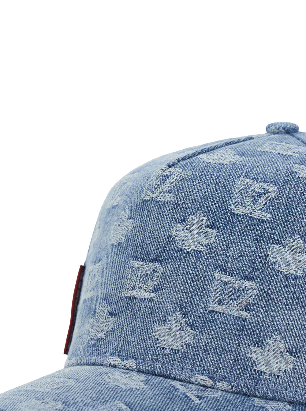 Dsquared2 Men Dsquared2 Blue Denim All-Over Logo Baseball Cap For Men