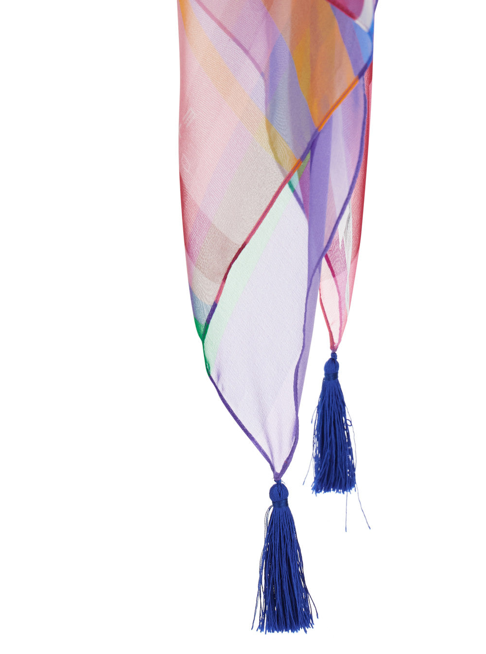 Etro Women Multicolor Cape With All-Over Print And Tassel Details In Silk Woman ETRO