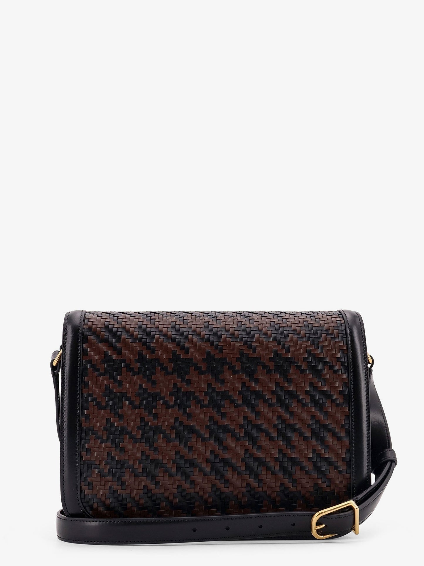 Valentino Garavani Men Valentino Garavani 9To5 Woven Leather Shoulder Bag VALENTINO GARAVANI
