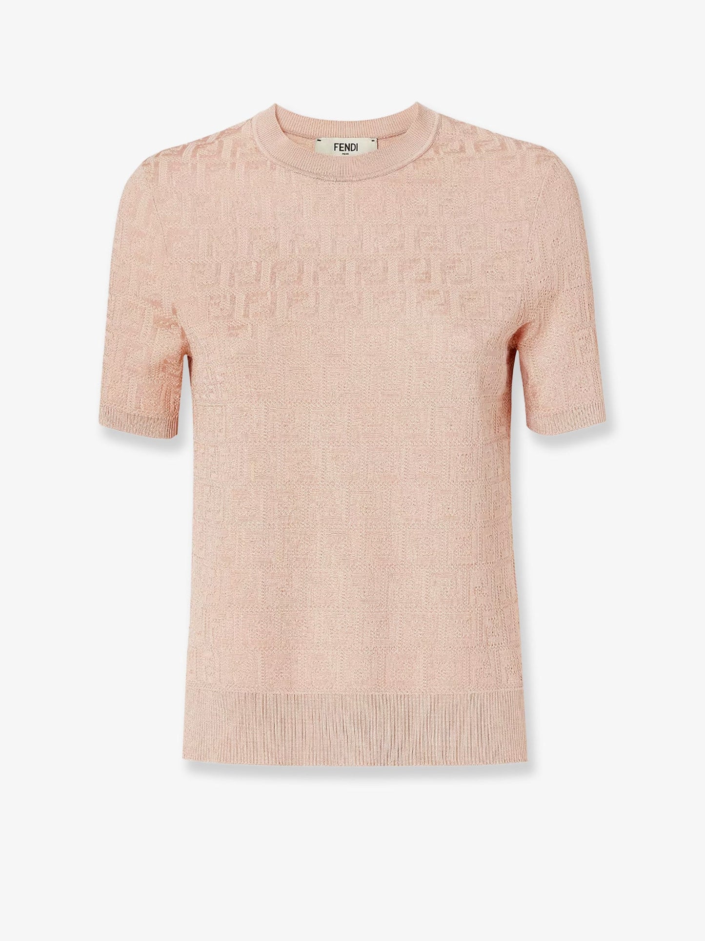 Fendi Women Ff Cotton And Viscose Sweater FENDI