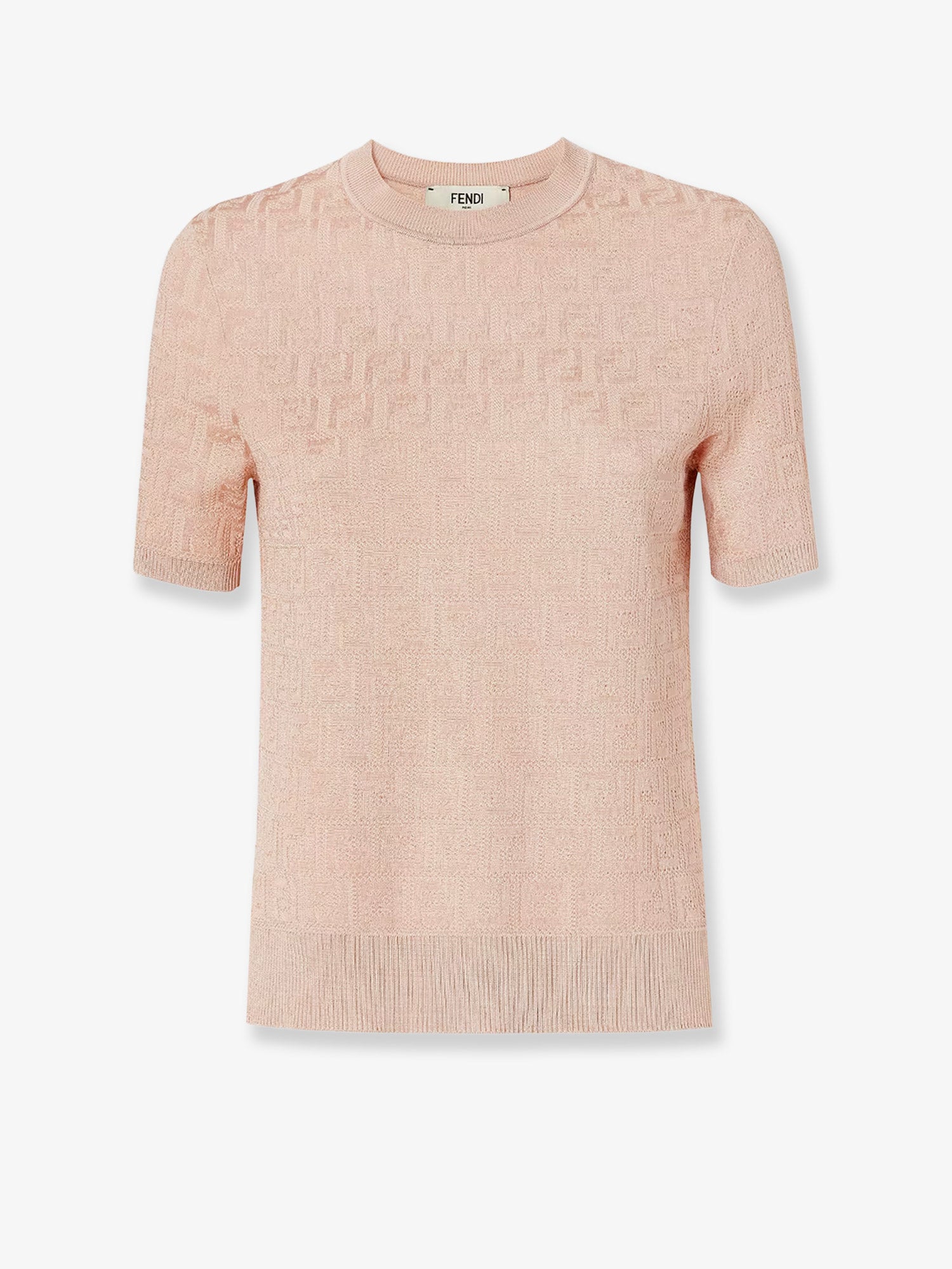 Fendi Women Ff Cotton And Viscose Sweater FENDI