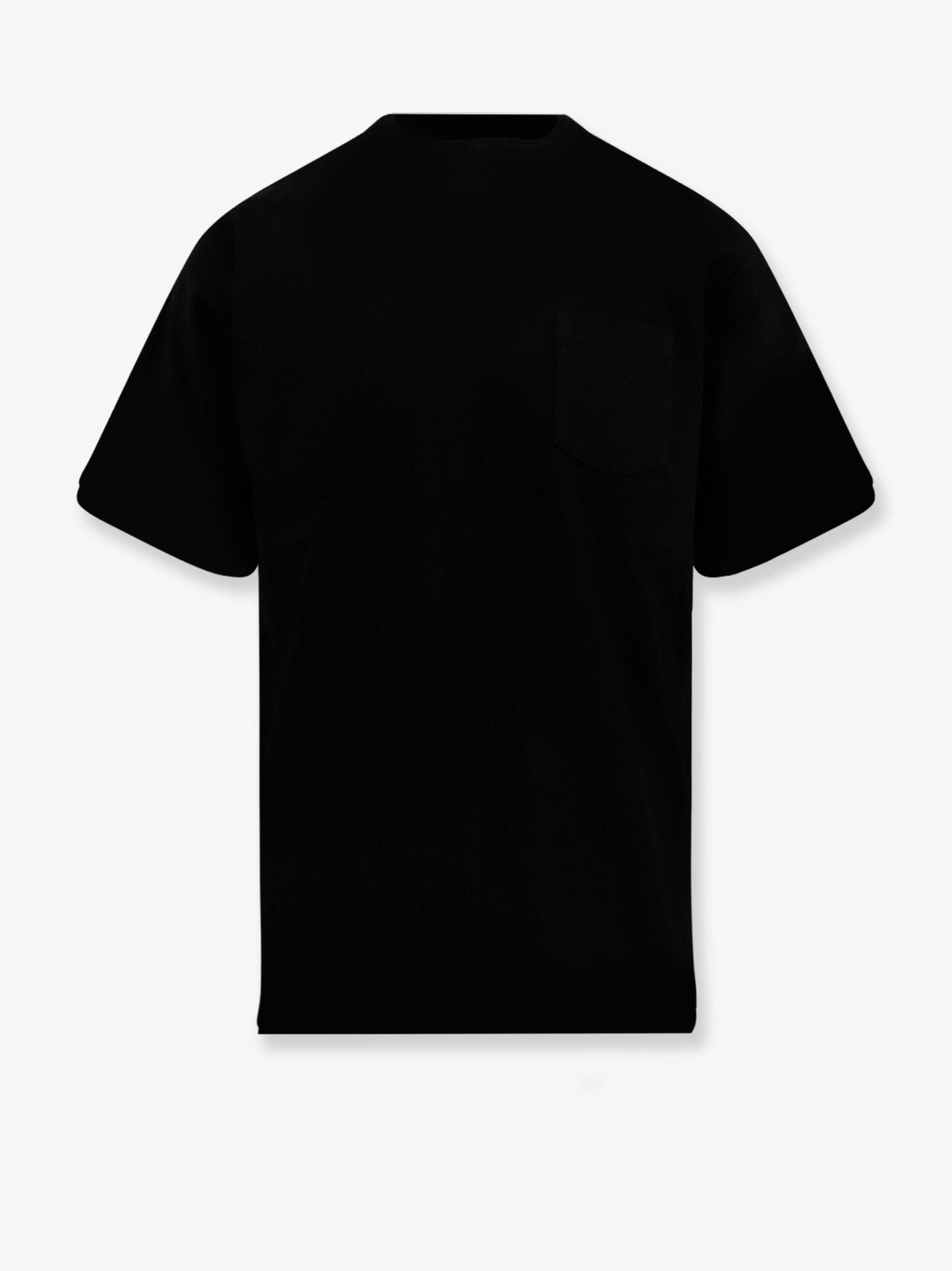 Sacai Men Cotton T-Shirt With Nylon Inserts SACAI