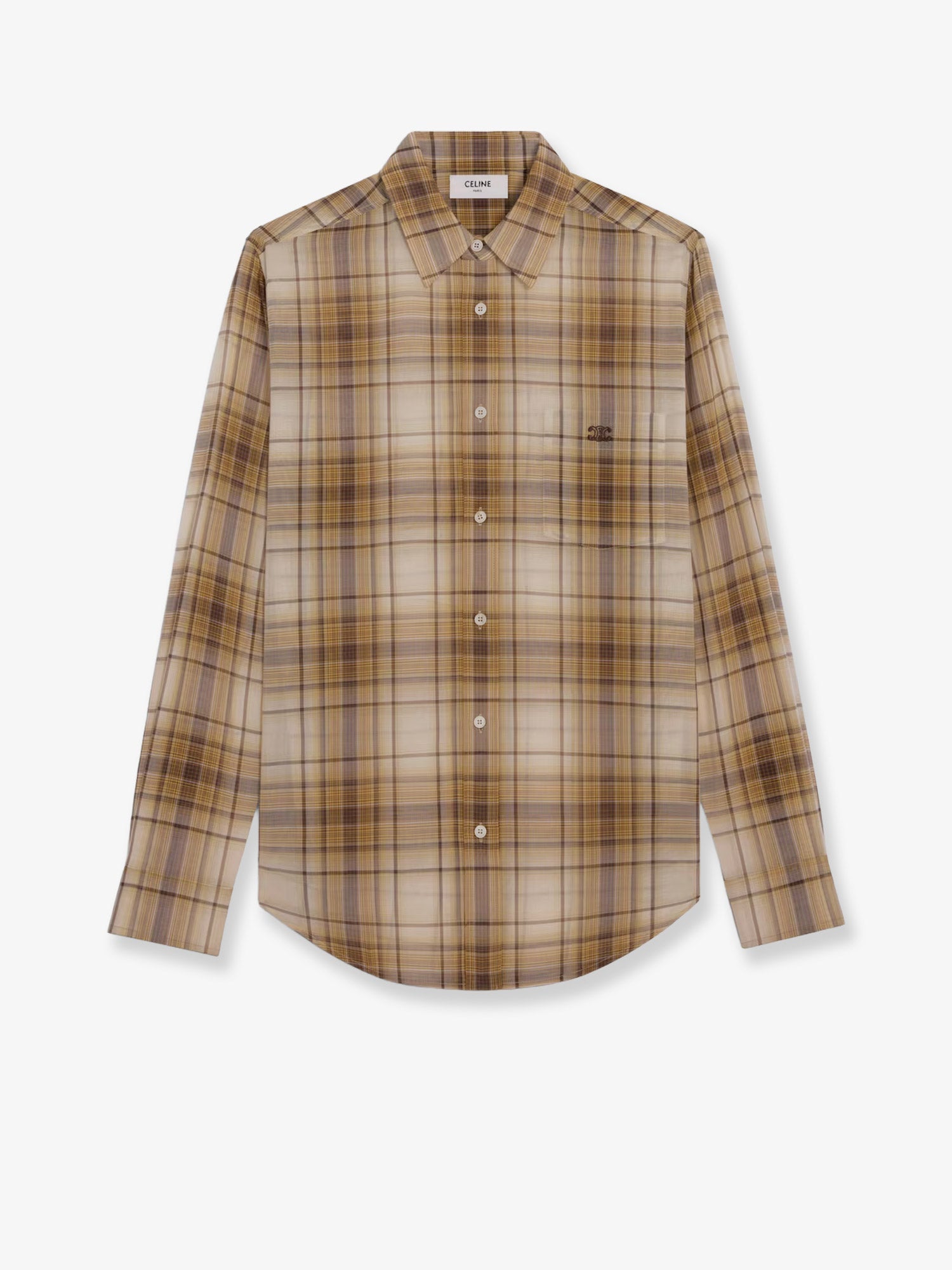Celine Men Checked Cotton Shirt CELINE