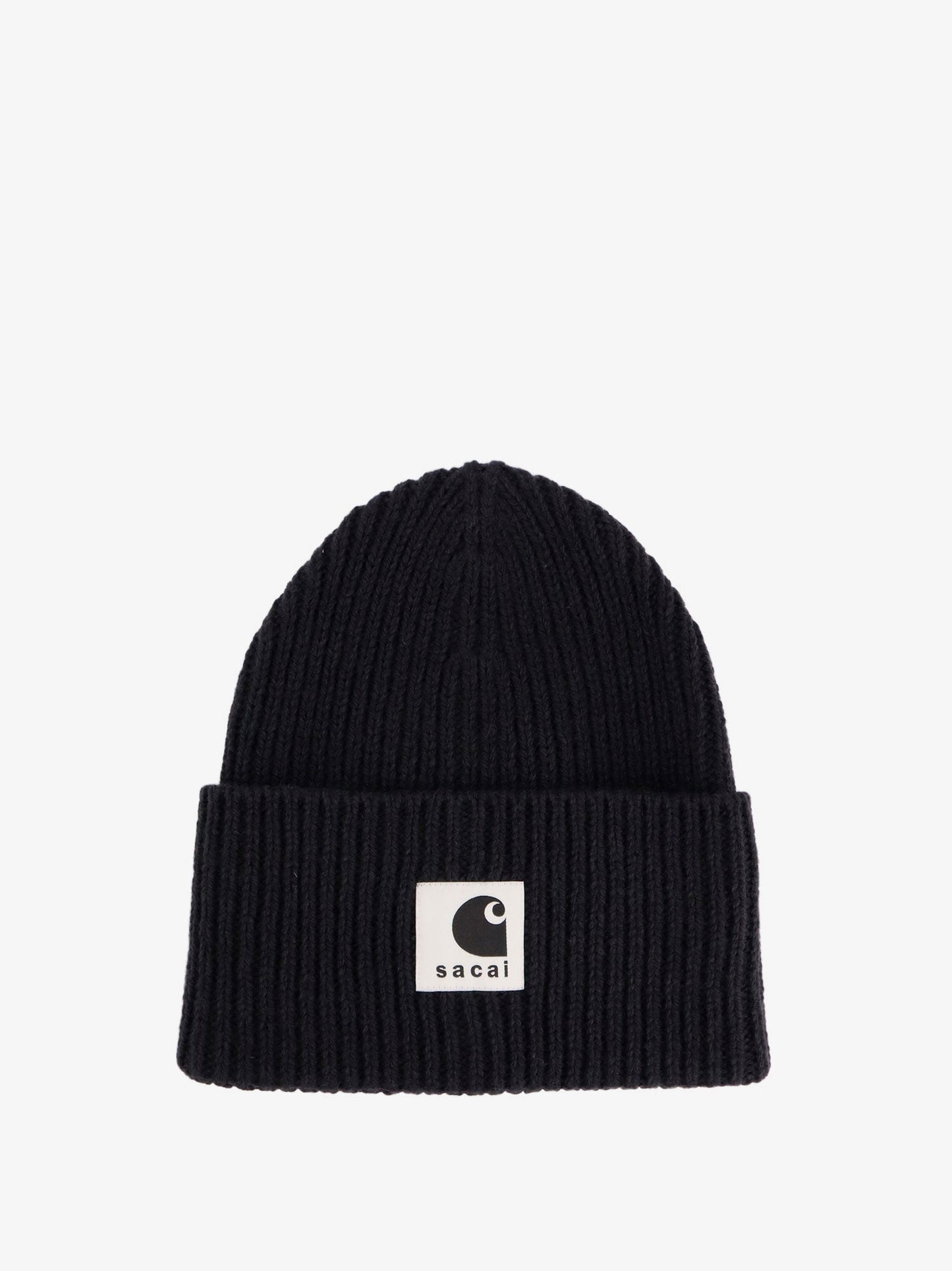Sacai X Carhartt Wip Men Carhartt Wip Wool Blend Knit Beanie Hat SACAI X CARHARTT WIP