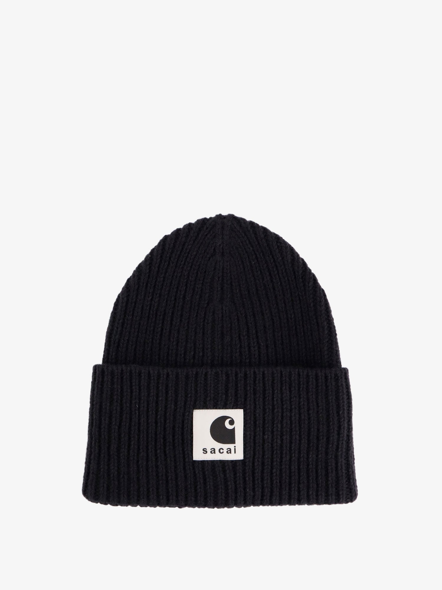 Sacai X Carhartt Wip Men Carhartt Wip Wool Blend Knit Beanie Hat SACAI X CARHARTT WIP