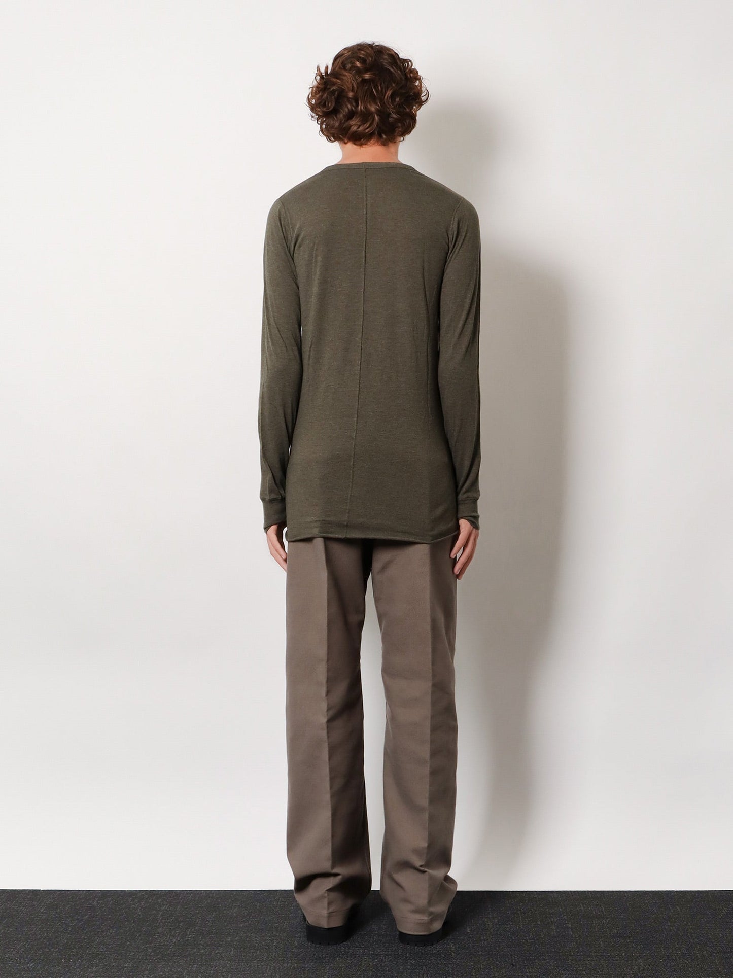Rick Owens Men Basic Ls T Viscose Blend T-Shirt RICK OWENS