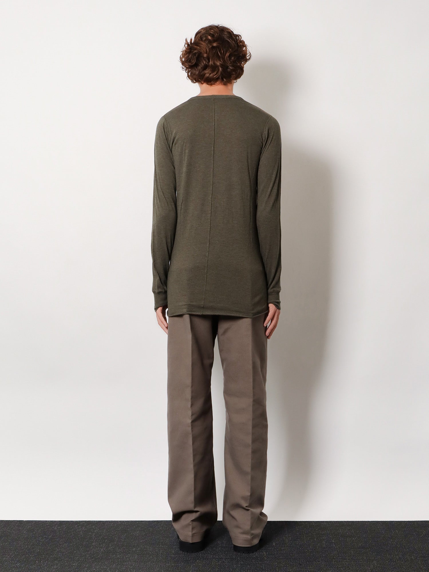 Rick Owens Men Basic Ls T Viscose Blend T-Shirt RICK OWENS
