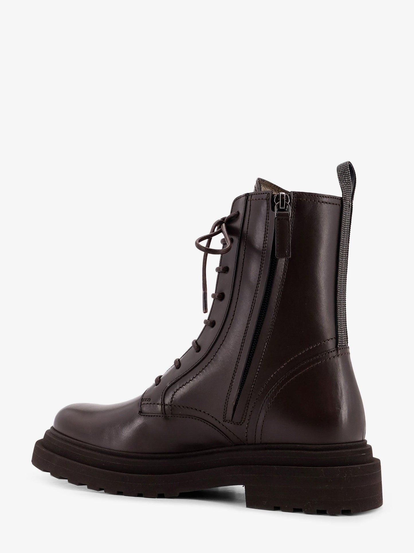 Brunello Cucinelli Women Leather Ankle Boots BRUNELLO CUCINELLI