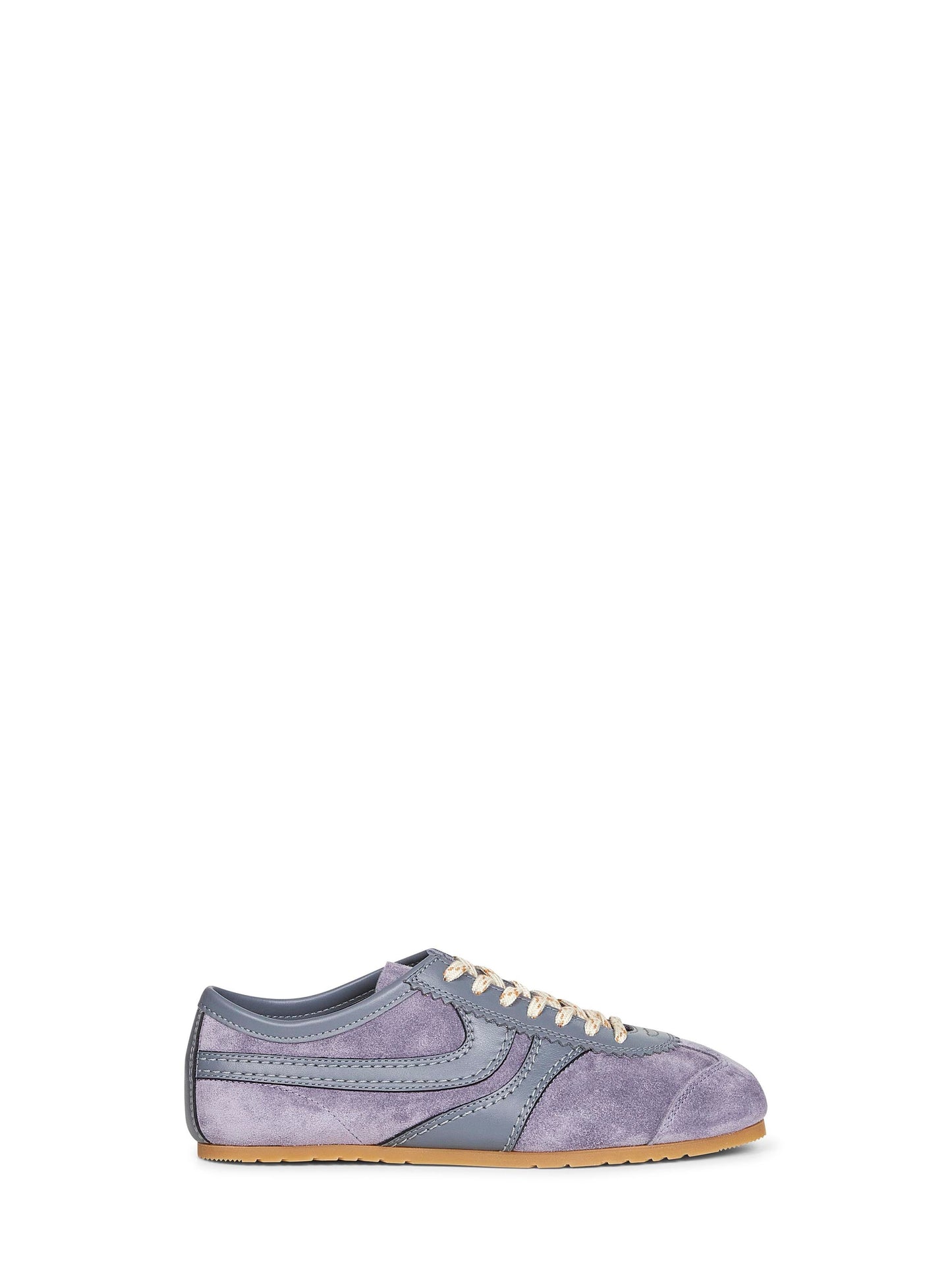 Dries Van Noten Women Mauve Suede Sneakers DRIES VAN NOTEN