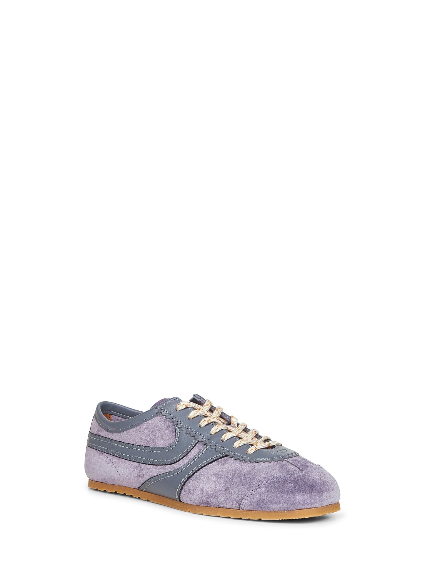 Dries Van Noten Women Mauve Suede Sneakers DRIES VAN NOTEN