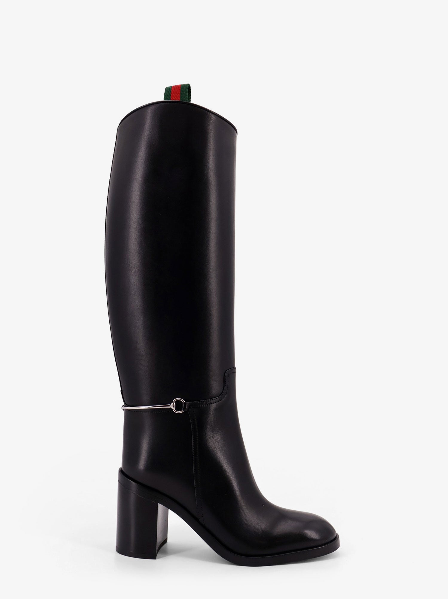 Gucci Women Leather Boots With Slim Horsebit Detail GUCCI