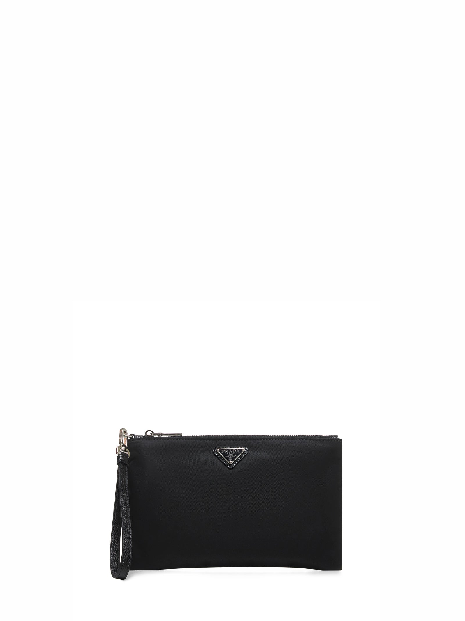 Prada Accessori Pelletteria Men Prada Black Pouch PRADA