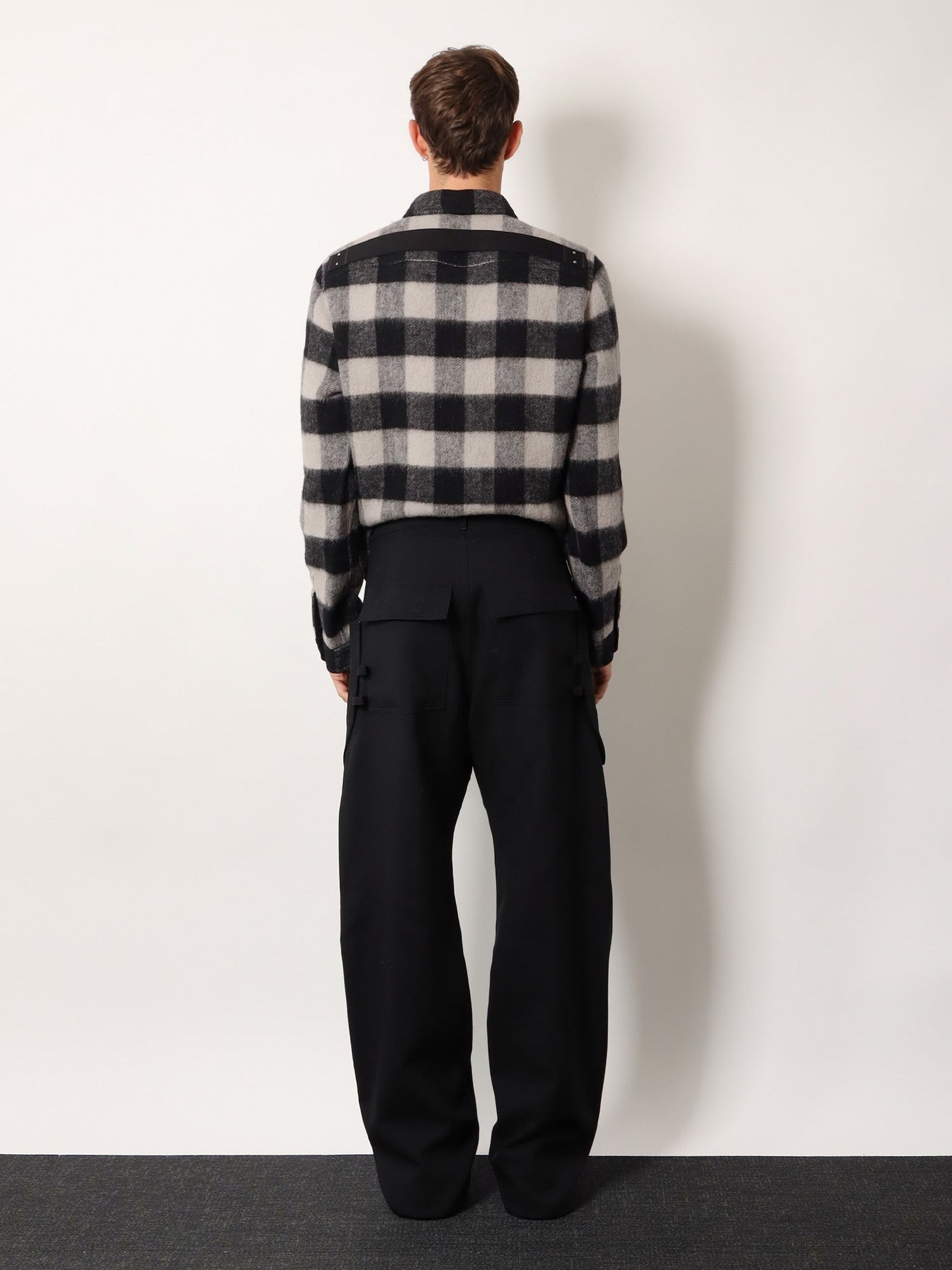 Rick Owens Men Stefan Cargo Virgin Wool Trousers RICK OWENS