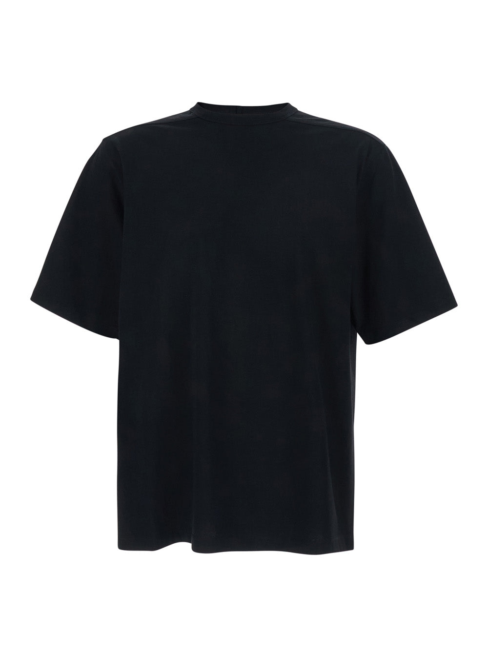 Rick Owens Men Men's Black 'Brad' Crew Neck T-Shirt In Cotton