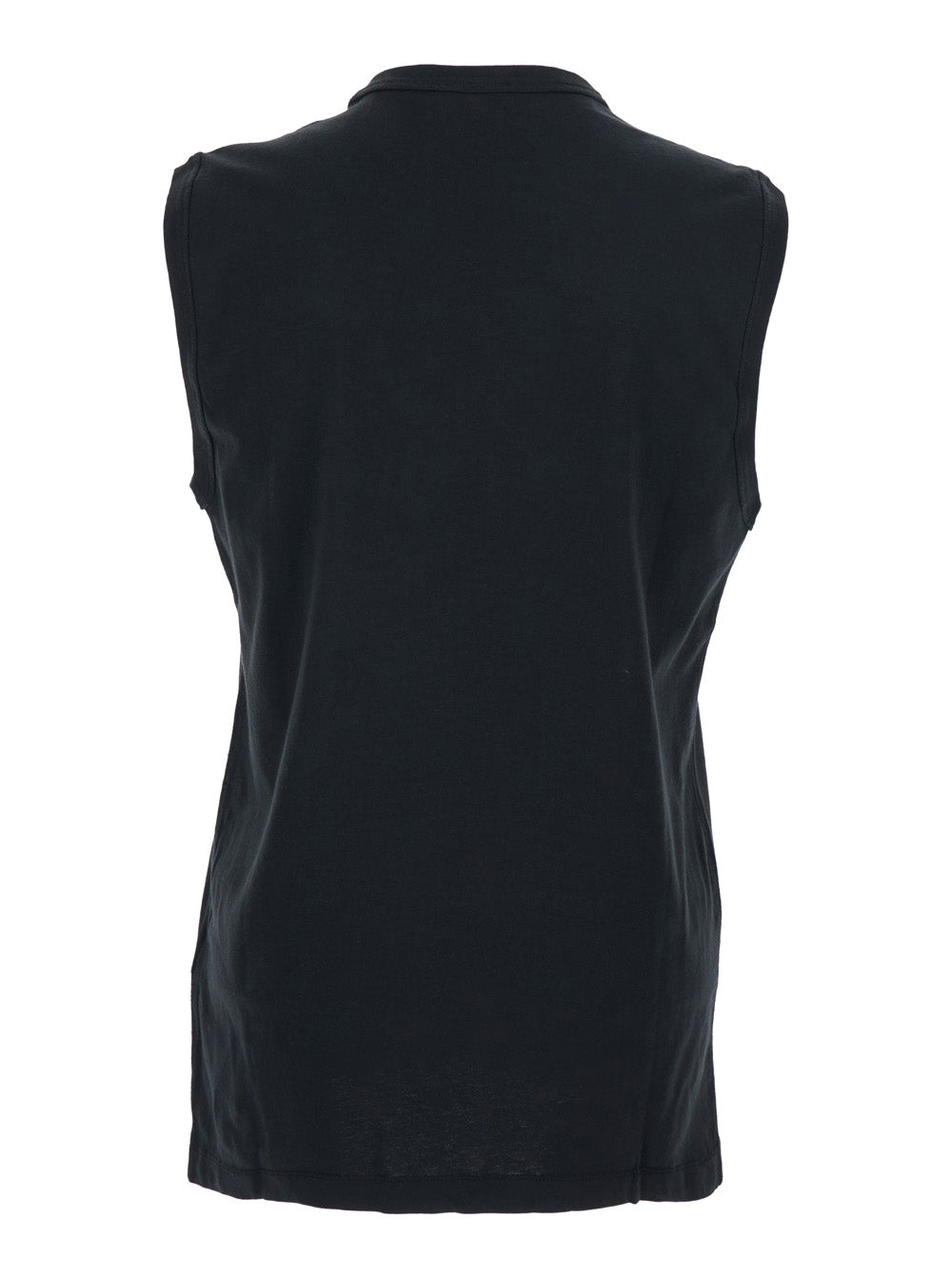 Diesel Men 'T-Bisco-Iod' Black Sleeveless Top With Logo Detail On The Front In Cotton Man DIESEL