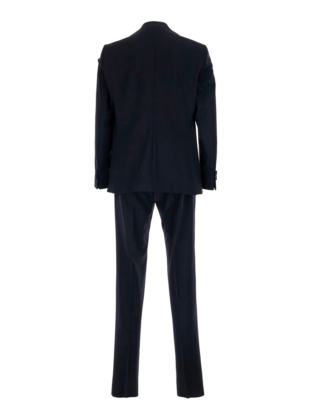 Leplain Men Single-Breasted Suit With Peak Revers In Blue Fabric For Men LEPLAIN