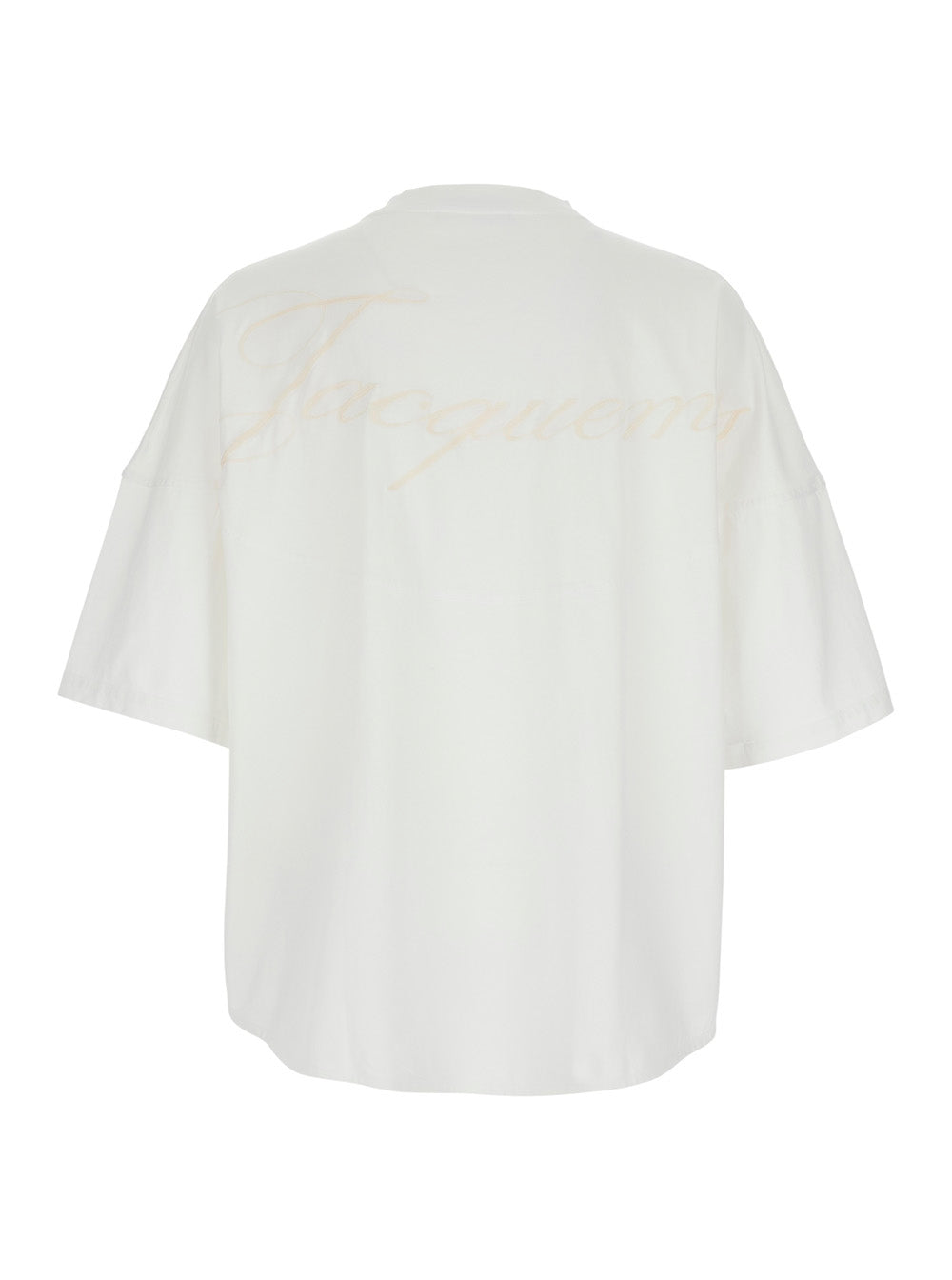 Jacquemus Men White 'Le T-Shirt Atelier'  T-Shirt In Cotton Men