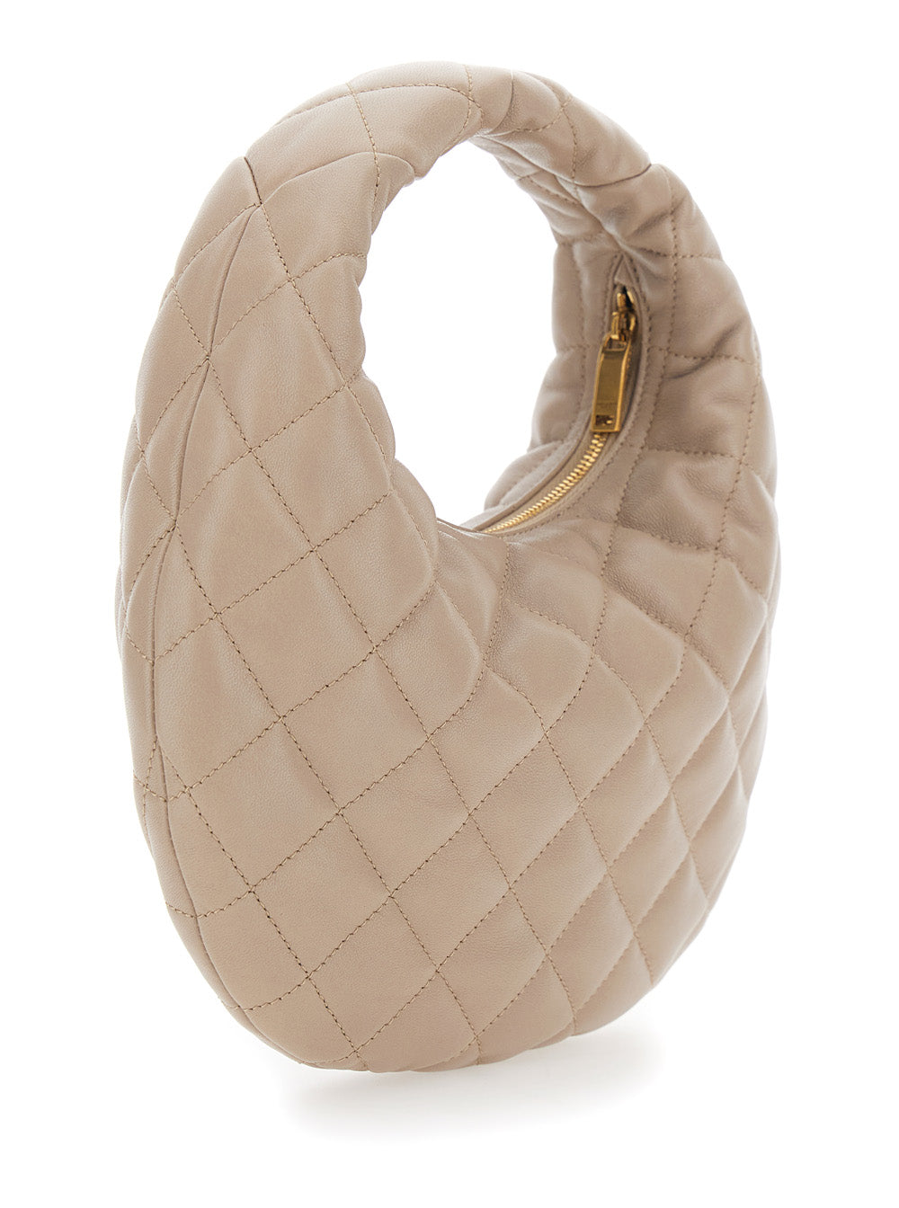 Saint Laurent Women 'Icare' Beige Handbag With Cassandre Plaque On The Front And Quilted Design In Leather Woman SAINT LAURENT